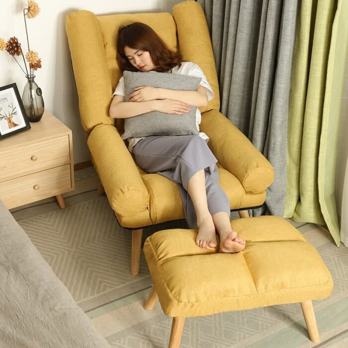 Recliner Chair with Ottoman - Image 2